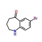InChI=1/C10H10BrNO/c11-7-3-4-9-8(6-7)10(13)2-1-5-12-9/h3-4,6,12H,1-2,5H2
