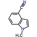 InChI=1/C10H8N2/c1-12-6-5-9-8(7-11)3-2-4-10(9)12/h2-6H,1H3