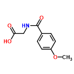 InChI=1/C10H11NO4/c1-15-8-4-2-7(3-5-8)10(14)11-6-9(12)13/h2-5H,6H2,1H3,(H,11,14)(H,12,13)