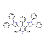 InChI=1/C43H39N5/c1-30-41(37-28-39(32-18-8-3-9-19-32)47(45-37)35-24-14-6-15-25-35)43(34-22-12-5-13-23-34)42(31(2)44-30)38-29-40(33-20-10-4-11-21-33)48(46-38)36-26-16-7-17-27-36/h3-27,39-40,43-44H,28-29H2,1-2H3