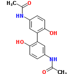 InChI=1/C16H16N2O4/c1-9(19)17-11-3-5-15(21)13(7-11)14-8-12(18-10(2)20)4-6-16(14)22/h3-8,21-22H,1-2H3,(H,17,19)(H,18,20)