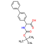 InChI=1/C19H21NO4/c1-19(2,3)24-18(23)20-16(17(21)22)15-11-9-14(10-12-15)13-7-5-4-6-8-13/h4-12,16H,1-3H3,(H,20,23)(H,21,22)