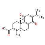 InChI=1/C20H24O4/c1-10(2)14-9-16(21)17-13(18(14)22)5-6-15-11(3)12(19(23)24)7-8-20(15,17)4/h9-10,15H,5-8H2,1-4H3,(H,23,24)/t15-,20-/m0/s1