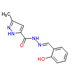 InChI=1/C12H12N4O2/c1-8-6-10(15-14-8)12(18)16-13-7-9-4-2-3-5-11(9)17/h2-7,17H,1H3,(H,14,15)(H,16,18)/b13-7+