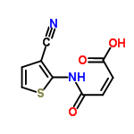 InChI=1/C9H6N2O3S/c10-5-6-3-4-15-9(6)11-7(12)1-2-8(13)14/h1-4H,(H,11,12)(H,13,14)/b2-1-