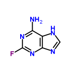 InChI=1/C5H4FN5/c6-5-10-3(7)2-4(11-5)9-1-8-2/h1H,(H3,7,8,9,10,11)