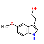 InChI=1/C11H13NO2/c1-14-9-2-3-11-10(6-9)8(4-5-13)7-12-11/h2-3,6-7,12-13H,4-5H2,1H3