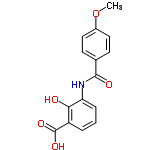 InChI=1/C15H13NO5/c1-21-10-7-5-9(6-8-10)14(18)16-12-4-2-3-11(13(12)17)15(19)20/h2-8,17H,1H3,(H,16,18)(H,19,20)