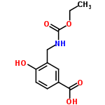 InChI=1/C11H13NO5/c1-2-17-11(16)12-6-8-5-7(10(14)15)3-4-9(8)13/h3-5,13H,2,6H2,1H3,(H,12,16)(H,14,15)