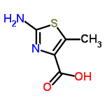 InChI=1/C5H6N2O2S/c1-2-3(4(8)9)7-5(6)10-2/h1H3,(H2,6,7)(H,8,9)