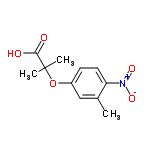 InChI=1/C11H13NO5/c1-7-6-8(4-5-9(7)12(15)16)17-11(2,3)10(13)14/h4-6H,1-3H3,(H,13,14)