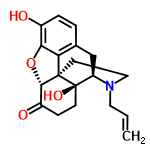 InChI=1/C19H21NO4/c1-2-8-20-9-7-18-15-11-3-4-12(21)16(15)24-17(18)13(22)5-6-19(18,23)14(20)10-11/h2-4,14,17,21,23H,1,5-10H2/t14-,17+,18-,19-/m1/s1