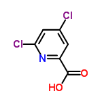 InChI=1/C6H3Cl2NO2/c7-3-1-4(6(10)11)9-5(8)2-3/h1-2H,(H,10,11)