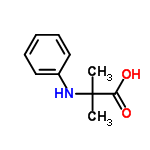 InChI=1/C10H13NO2/c1-10(2,9(12)13)11-8-6-4-3-5-7-8/h3-7,11H,1-2H3,(H,12,13)