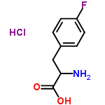 InChI=1/C9H10FNO2.ClH/c10-7-3-1-6(2-4-7)5-8(11)9(12)13;/h1-4,8H,5,11H2,(H,12,13);1H