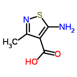 InChI=1/C5H6N2O2S/c1-2-3(5(8)9)4(6)10-7-2/h6H2,1H3,(H,8,9)