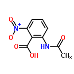 InChI=1/C9H8N2O5/c1-5(12)10-6-3-2-4-7(11(15)16)8(6)9(13)14/h2-4H,1H3,(H,10,12)(H,13,14)