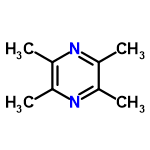 InChI=1/C8H12N2/c1-5-6(2)10-8(4)7(3)9-5/h1-4H3