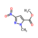 InChI=1/C6H7N3O4/c1-8-4(6(10)13-2)3-5(7-8)9(11)12/h3H,1-2H3