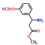 InChI=1/C10H13NO3.ClH/c1-14-10(13)6-9(11)7-3-2-4-8(12)5-7;/h2-5,9,12H,6,11H2,1H3;1H