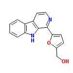 InChI=1/C16H12N2O2/c19-9-10-5-6-14(20-10)16-15-12(7-8-17-16)11-3-1-2-4-13(11)18-15/h1-8,18-19H,9H2