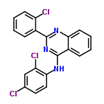 InChI=1/C20H12Cl3N3/c21-12-9-10-18(16(23)11-12)25-20-14-6-2-4-8-17(14)24-19(26-20)13-5-1-3-7-15(13)22/h1-11H,(H,24,25,26)