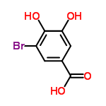 InChI=1/C7H5BrO4/c8-4-1-3(7(11)12)2-5(9)6(4)10/h1-2,9-10H,(H,11,12)