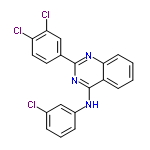 InChI=1/C20H12Cl3N3/c21-13-4-3-5-14(11-13)24-20-15-6-1-2-7-18(15)25-19(26-20)12-8-9-16(22)17(23)10-12/h1-11H,(H,24,25,26)