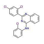 InChI=1/C20H12Cl3N3/c21-12-9-10-13(16(23)11-12)19-24-17-7-3-1-5-14(17)20(26-19)25-18-8-4-2-6-15(18)22/h1-11H,(H,24,25,26)