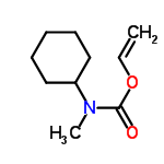 InChI=1/C10H17NO2/c1-3-13-10(12)11(2)9-7-5-4-6-8-9/h3,9H,1,4-8H2,2H3