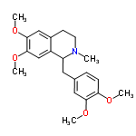 InChI=1/C21H27NO4/c1-22-9-8-15-12-20(25-4)21(26-5)13-16(15)17(22)10-14-6-7-18(23-2)19(11-14)24-3/h6-7,11-13,17H,8-10H2,1-5H3