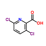 InChI=1/C6H3Cl2NO2/c7-3-1-2-4(8)9-5(3)6(10)11/h1-2H,(H,10,11)