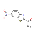 InChI=1/C9H6N2O3S/c1-5(12)9-10-7-3-2-6(11(13)14)4-8(7)15-9/h2-4H,1H3