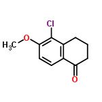 InChI=1/C11H11ClO2/c1-14-10-6-5-7-8(11(10)12)3-2-4-9(7)13/h5-6H,2-4H2,1H3