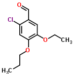 InChI=1/C12H15ClO3/c1-3-5-16-12-7-10(13)9(8-14)6-11(12)15-4-2/h6-8H,3-5H2,1-2H3