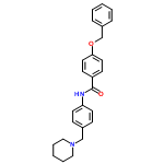 InChI=1/C26H28N2O2/c29-26(23-11-15-25(16-12-23)30-20-22-7-3-1-4-8-22)27-24-13-9-21(10-14-24)19-28-17-5-2-6-18-28/h1,3-4,7-16H,2,5-6,17-20H2,(H,27,29)