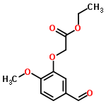 InChI=1/C12H14O5/c1-3-16-12(14)8-17-11-6-9(7-13)4-5-10(11)15-2/h4-7H,3,8H2,1-2H3