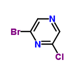 InChI=1/C4H2BrClN2/c5-3-1-7-2-4(6)8-3/h1-2H