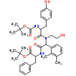 InChI=1/C39H51N3O8/c1-25-13-12-16-30(26(25)2)33(34(45)40-32(36(47)49-38(3,4)5)24-27-14-10-9-11-15-27)42(21-22-43)35(46)31(41-37(48)50-39(6,7)8)23-28-17-19-29(44)20-18-28/h9-20,31-33,43-44H,21-24H2,1-8H3,(H,40,45)(H,41,48)