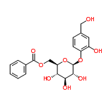 InChI=1/C20H22O9/c21-9-11-6-7-14(13(22)8-11)28-20-18(25)17(24)16(23)15(29-20)10-27-19(26)12-4-2-1-3-5-12/h1-8,15-18,20-25H,9-10H2/t15-,16-,17+,18-,20-/m1/s1