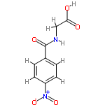 InChI=1/C9H8N2O5/c12-8(13)5-10-9(14)6-1-3-7(4-2-6)11(15)16/h1-4H,5H2,(H,10,14)(H,12,13)