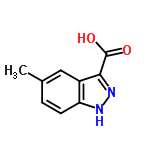 InChI=1/C9H8N2O2/c1-5-2-3-7-6(4-5)8(9(12)13)11-10-7/h2-4H,1H3,(H,10,11)(H,12,13)