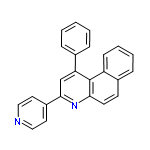 InChI=1/C24H16N2/c1-2-6-17(7-3-1)21-16-23(19-12-14-25-15-13-19)26-22-11-10-18-8-4-5-9-20(18)24(21)22/h1-16H