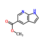 InChI=1/C9H8N2O2/c1-13-9(12)7-4-6-2-3-10-8(6)11-5-7/h2-5H,1H3,(H,10,11)