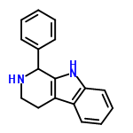 InChI=1/C17H16N2/c1-2-6-12(7-3-1)16-17-14(10-11-18-16)13-8-4-5-9-15(13)19-17/h1-9,16,18-19H,10-11H2