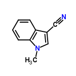 InChI=1/C10H8N2/c1-12-7-8(6-11)9-4-2-3-5-10(9)12/h2-5,7H,1H3