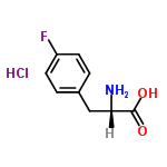 InChI=1/C9H10FNO2.ClH/c10-7-3-1-6(2-4-7)5-8(11)9(12)13;/h1-4,8H,5,11H2,(H,12,13);1H/t8-;/m0./s1