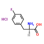 InChI=1/C9H10FNO2.ClH/c10-7-3-1-6(2-4-7)5-8(11)9(12)13;/h1-4,8H,5,11H2,(H,12,13);1H/t8-;/m1./s1