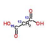 InChI=1/C3H4O4/c4-2(5)1-3(6)7/h1H2,(H,4,5)(H,6,7)/i1+1,2+1,3+1