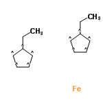 InChI=1/2C7H9.Fe/c2*1-2-7-5-3-4-6-7;/h2*3-6H,2H2,1H3;